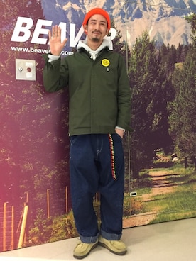 Junpei  Fukadaさん（メンズ・170cm）の冬コーディネート