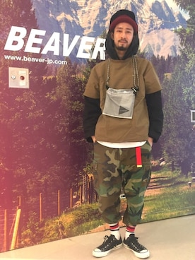 Junpei Fukadaさん(メンズ・170cm)の春コーディネート