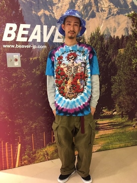 Junpei  Fukadaさん（メンズ・170cm）の春コーディネート