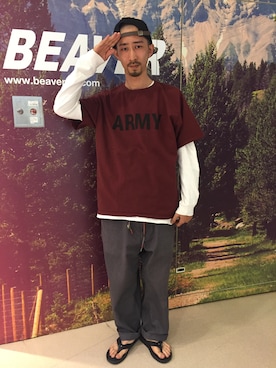 Junpei Fukadaさん(メンズ・170cm)の春コーディネート