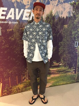 Junpei Fukadaさん(メンズ・170cm)の夏コーディネート
