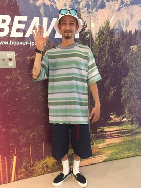 Junpei  Fukadaさん（メンズ・170cm）の夏コーディネート