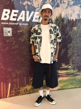 Junpei  Fukadaさん（メンズ・170cm）の夏コーディネート