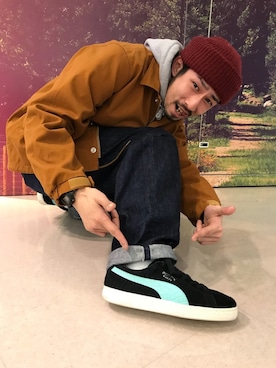 Junpei Fukadaさん(メンズ・170cm)の冬コーディネート