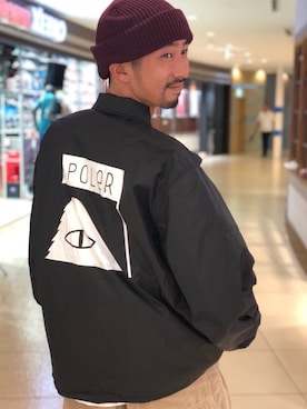 「アイテム（ブルゾン）」を使った、Junpei  Fukadaさん（メンズ・170cm・30代）の夏コーディネート