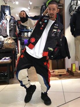 「ボヘミアンズ」｜「アイテム（Tシャツ/カットソー）」を使った、Junpei  Fukadaさん（メンズ・170cm）の秋コーディネート