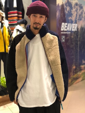 「アイテム（ブルゾン）」を使った、Junpei  Fukadaさん（メンズ・170cm・30代）の秋コーディネート