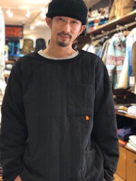 「MANASTASH（マナスタッシュ）のアイテム（その他トップス）」を使った、Junpei  Fukadaさん（メンズ・170cm）の秋コーディネート