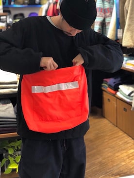 「MANASTASH（マナスタッシュ）のアイテム（バッグ）」を使った、Junpei  Fukadaさん（メンズ・170cm）の秋コーディネート