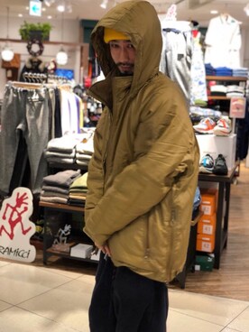 「BEYOND（ビヨンド）のアイテム（ジャケット/アウター）」を使った、Junpei  Fukadaさん（メンズ・170cm）の冬コーディネート