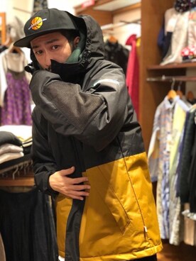 「MANASTASH（マナスタッシュ）のアイテム（ジャケット/アウター）」を使った、Junpei  Fukadaさん（メンズ・170cm）の冬コーディネート