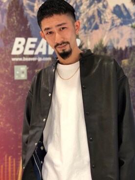 「アイテム（ブルゾン）」を使った、Junpei  Fukadaさん（メンズ・170cm・30代）の冬コーディネート