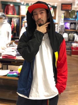 「MANASTASH（マナスタッシュ）のアイテム（ジャケット/アウター）」を使った、Junpei  Fukadaさん（メンズ・170cm）の冬コーディネート