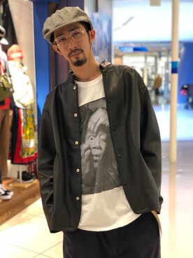 「アイテム（ブルゾン）」を使った、Junpei  Fukadaさん（メンズ・170cm・30代）の冬コーディネート