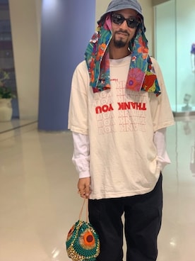 「BEAVER ORIGINAL（ビーバーオリジナル）のアイテム」を使った、Junpei  Fukadaさん（メンズ・170cm）の春コーディネート