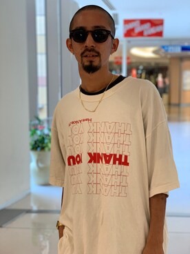 「BEAVER ORIGINAL（ビーバーオリジナル）のアイテム」を使った、Junpei  Fukadaさん（メンズ・170cm）の夏コーディネート