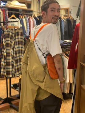 「アイテム（ブルゾン）」を使った、Junpei  Fukadaさん（メンズ・170cm・30代）の秋コーディネート