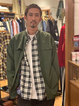 「アイテム（ブルゾン）」を使った、Junpei  Fukadaさん（メンズ・170cm・30代）の秋コーディネート