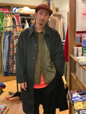 「アイテム（ブルゾン）」を使った、Junpei  Fukadaさん（メンズ・170cm・30代）の秋コーディネート