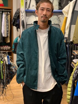 「アイテム（ブルゾン）」を使った、Junpei  Fukadaさん（メンズ・170cm・30代）の秋コーディネート