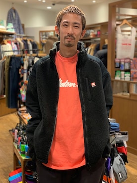 「アイテム（ブルゾン）」を使った、Junpei  Fukadaさん（メンズ・170cm・30代）の秋コーディネート