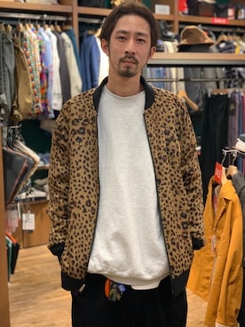 「アイテム（スウェット）」を使った、Junpei  Fukadaさん（メンズ・170cm・30代）の冬コーディネート