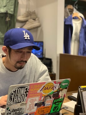「アイテム（スウェット）」を使った、Junpei  Fukadaさん（メンズ・170cm・30代）の冬コーディネート