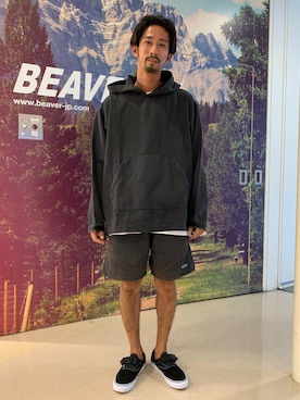 「アイテム（ブルゾン）」を使った、Junpei  Fukadaさん（メンズ・170cm・30代）の夏コーディネート