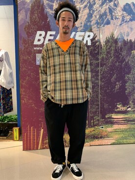 Junpei  Fukadaさん（メンズ・170cm）の秋コーディネート