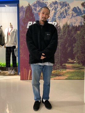 「アイテム（ブルゾン）」を使った、Junpei  Fukadaさん（メンズ・170cm・30代）の秋コーディネート