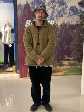 「アイテム（ブルゾン）」を使った、Junpei  Fukadaさん（メンズ・170cm・30代）の秋コーディネート