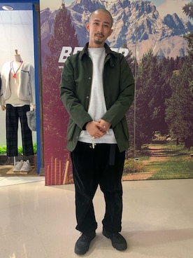 「アイテム（ブルゾン）」を使った、Junpei  Fukadaさん（メンズ・170cm・30代）の秋コーディネート