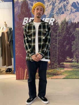 Junpei Fukadaさん(メンズ・170cm)の冬コーディネート