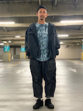 「アイテム（ブルゾン）」を使った、Junpei  Fukadaさん（メンズ・170cm・30代）の春コーディネート