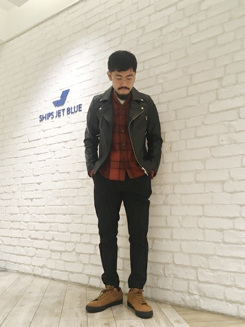 横山 Ships Jet Blueのシャツ ブラウスを使ったコーディネート Wear