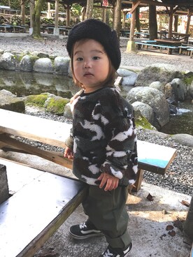 かわーたさん（キッズ・100cm）の冬コーディネート