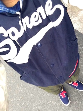 「ザノースフェイス」｜「アイテム（ブルゾン）」を使った、Katsuhiko Sasakiさん（メンズ・163cm）の冬コーディネート