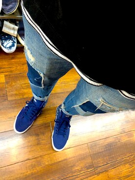 「Right-on（ライトオン）のアイテム（タンクトップ）」を使った、Katsuhiko Sasakiさん（メンズ・163cm）の秋コーディネート