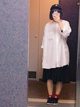 「RETRO GIRL（レトロガール）のアイテム（ニットキャップ/ビーニー）」を使った、夏生まれさん（レディース・166cm）の秋コーディネート