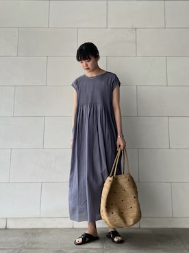 「NORO（ノロ）のアイテム」を使った、おまつさん（レディース・161cm）の春コーディネート