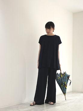 「NICOLAS LAINAS（ニコラスライナス）のアイテム」を使った、おまつさん（レディース・161cm）の夏コーディネート