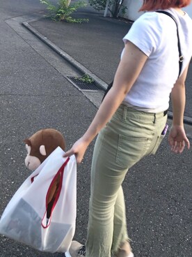 「URBAN RESEARCH（アーバンリサーチ）のアイテム（エコバッグ/サブバッグ）」を使った、ｙｕｋａさん（レディース・154cm）の秋コーディネート