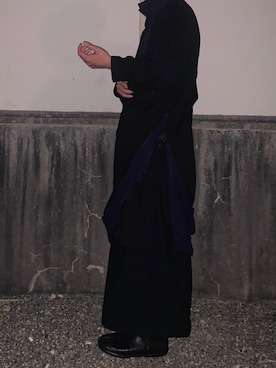 「BLACK Scandal Yohji Yamamoto（ブラックスキャンダルヨウジヤマモト）のアイテム（パンツ）」を使った、Tさん（メンズ・165cm）の春コーディネート