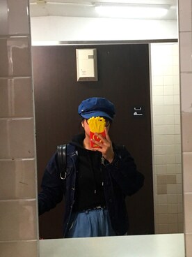 「CECIL McBEE（セシルマクビー）のアイテム（帽子）」を使った、さやぴーさん（レディース・158cm）の秋コーディネート