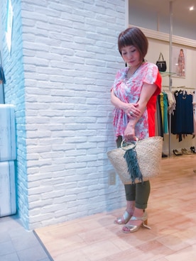 「boujeloud」｜「アイテム（チュニック）」を使った、Bou Jeloud博多ゆめタウンさん（レディース・148cm）の春コーディネート