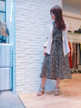 「boujeloud」｜「アイテム（ジャケット/アウター）」を使った、Bou Jeloud博多ゆめタウンさん（レディース・157cm）の春コーディネート