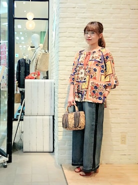 「Bou Jeloud」｜「アイテム（サンダル）」を使った、Bou Jeloud博多ゆめタウンさん（レディース・156cm）の春コーディネート