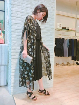 「Bou Jeloud」｜「アイテム（ジャケット/アウター）」を使った、Bou Jeloud博多ゆめタウンさん（レディース・166cm）の夏コーディネート