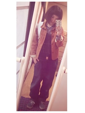 鈴石 風さん（レディース・153cm）の秋コーディネート