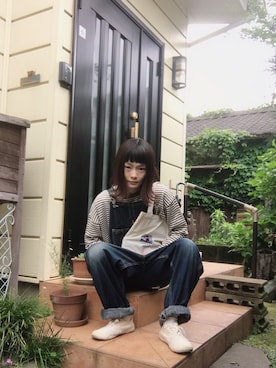 鈴石 風さん（レディース・156cm）の春コーディネート